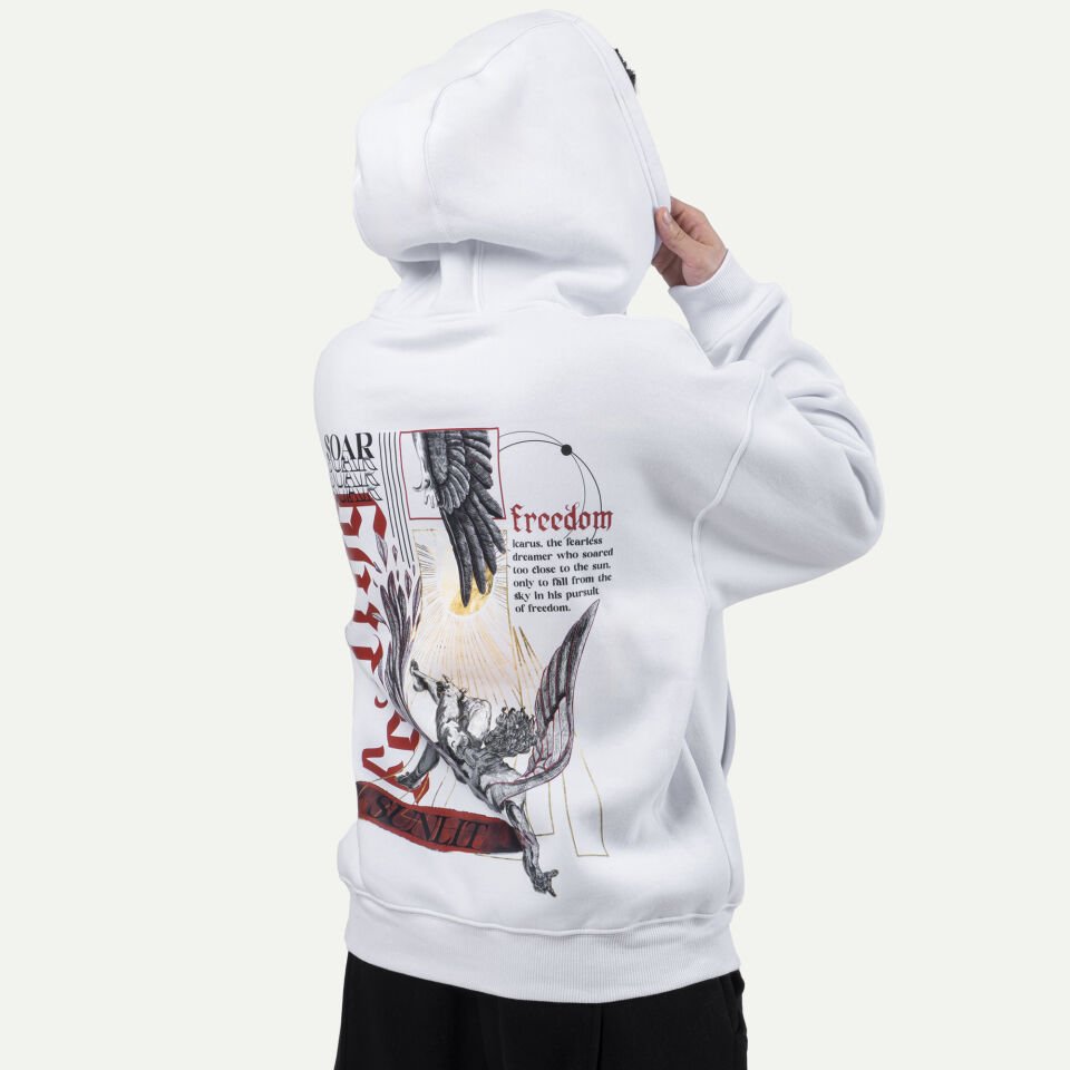 Icarus Sweatshirt Beyaz XL