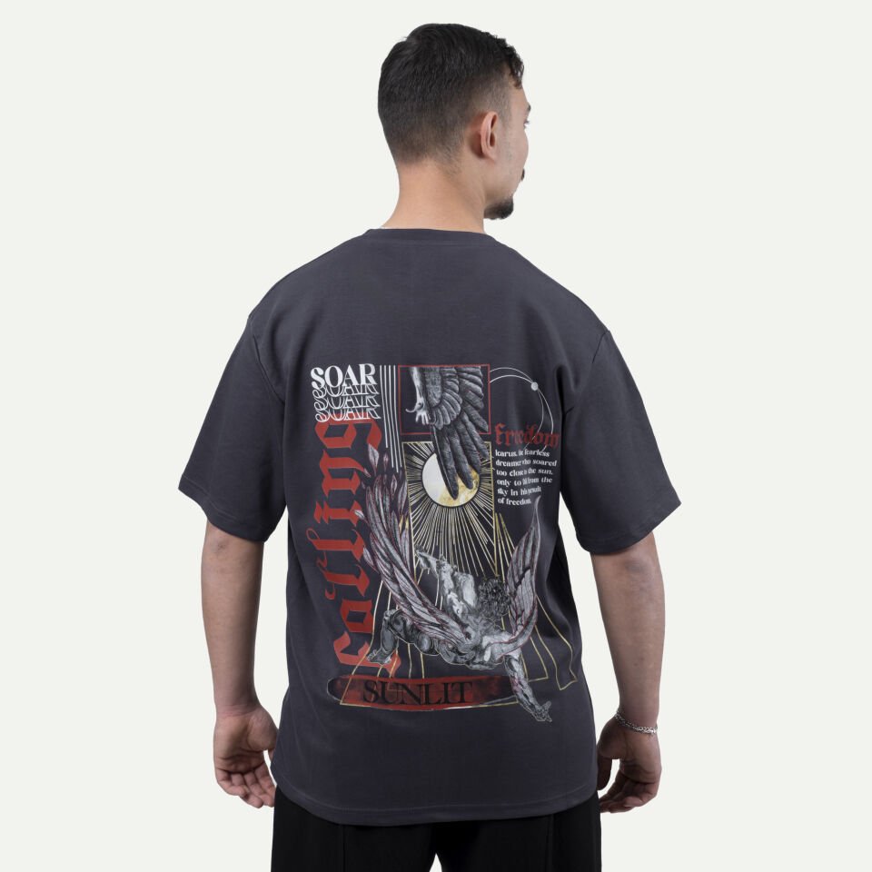 Icarus Tişört Anstrasit XL