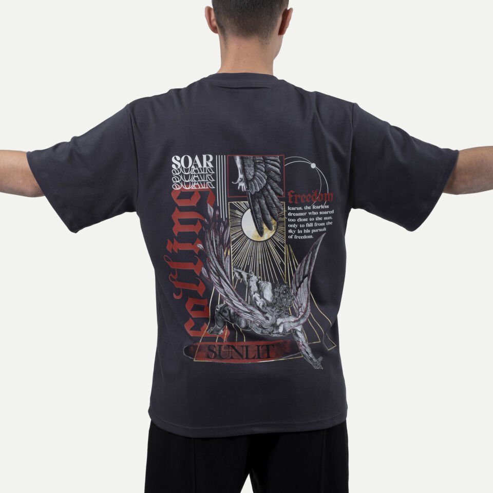 Icarus Tişört Anstrasit XL