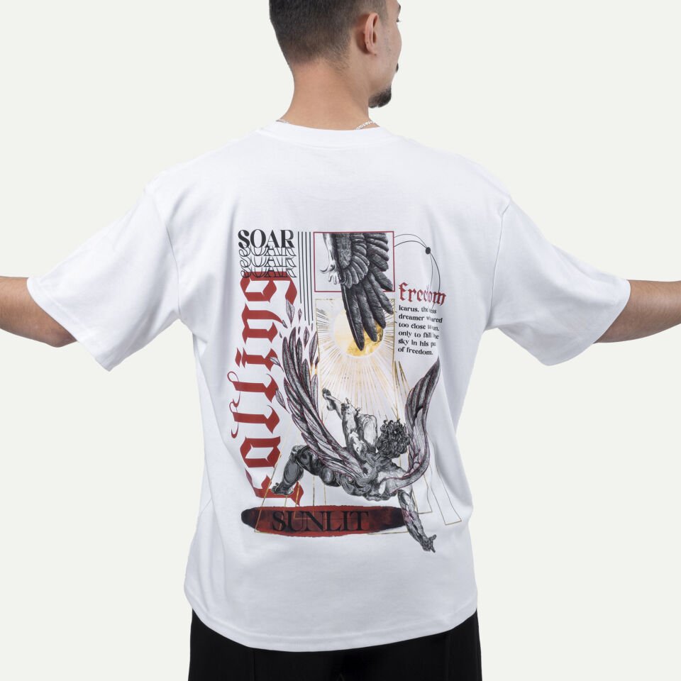 Icarus Tişört Beyaz XL