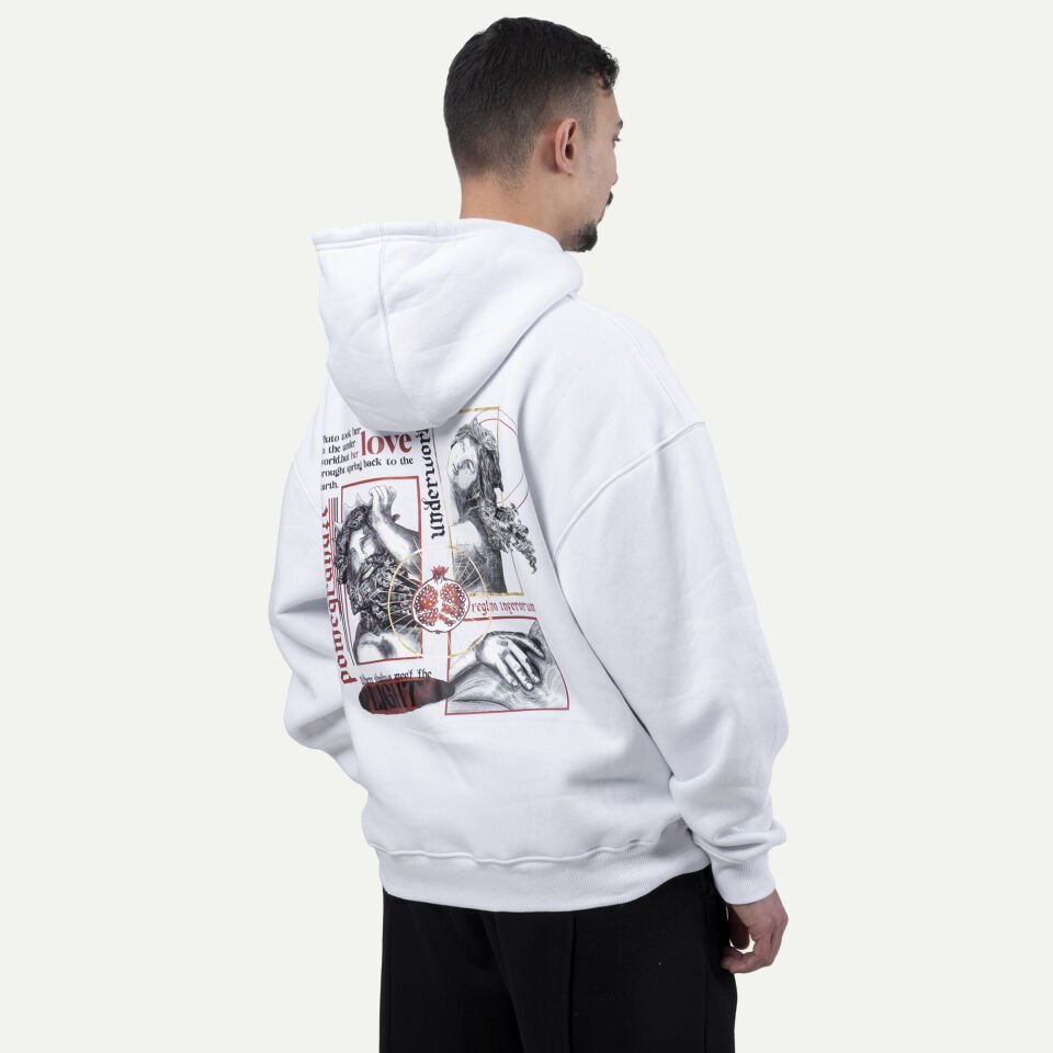 Pluto & Proserpina Sweatshirt Beyaz XL