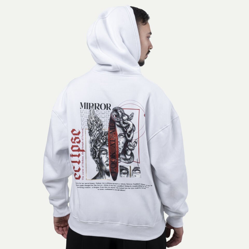 Medusa & Persus Sweatshirt Beyaz XL