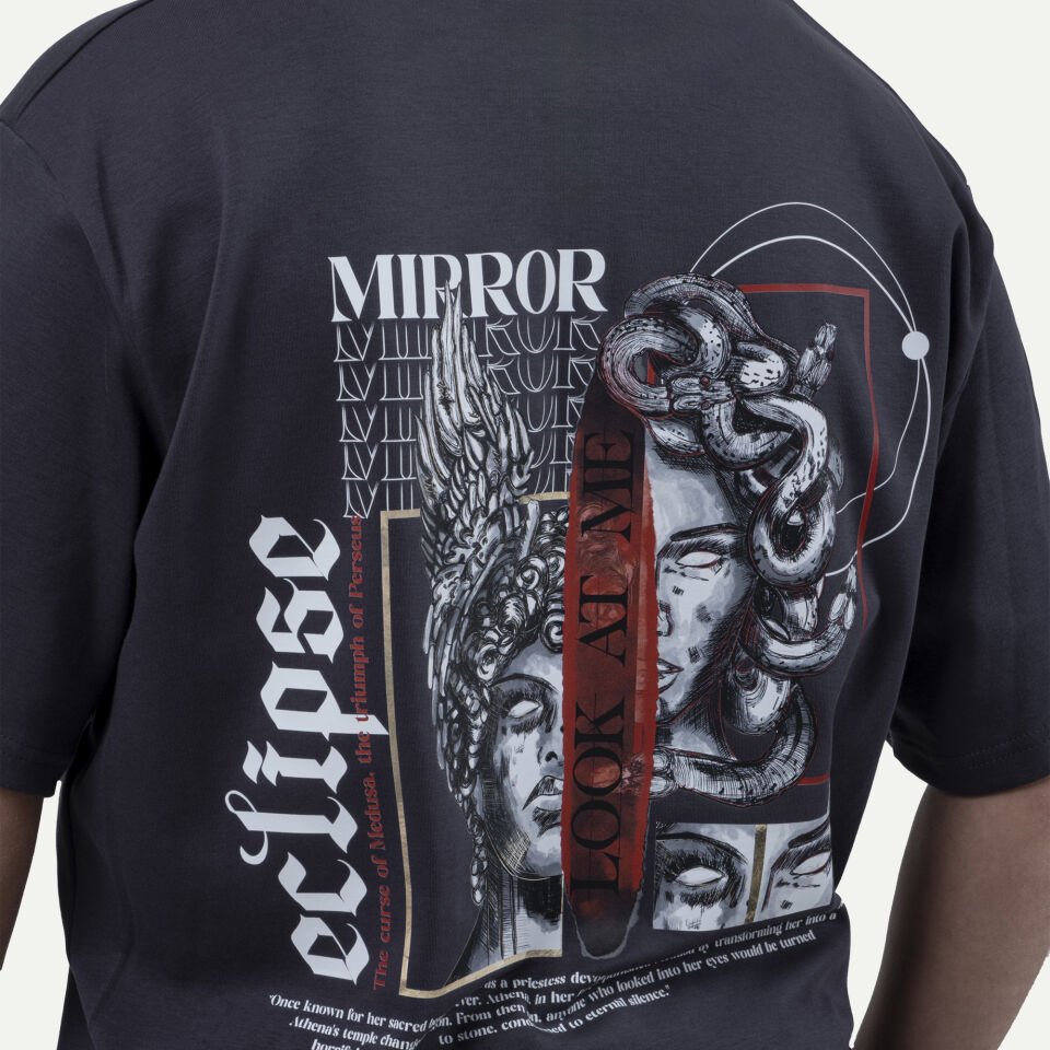 Medusa & Persus Tişört Antrasit XL