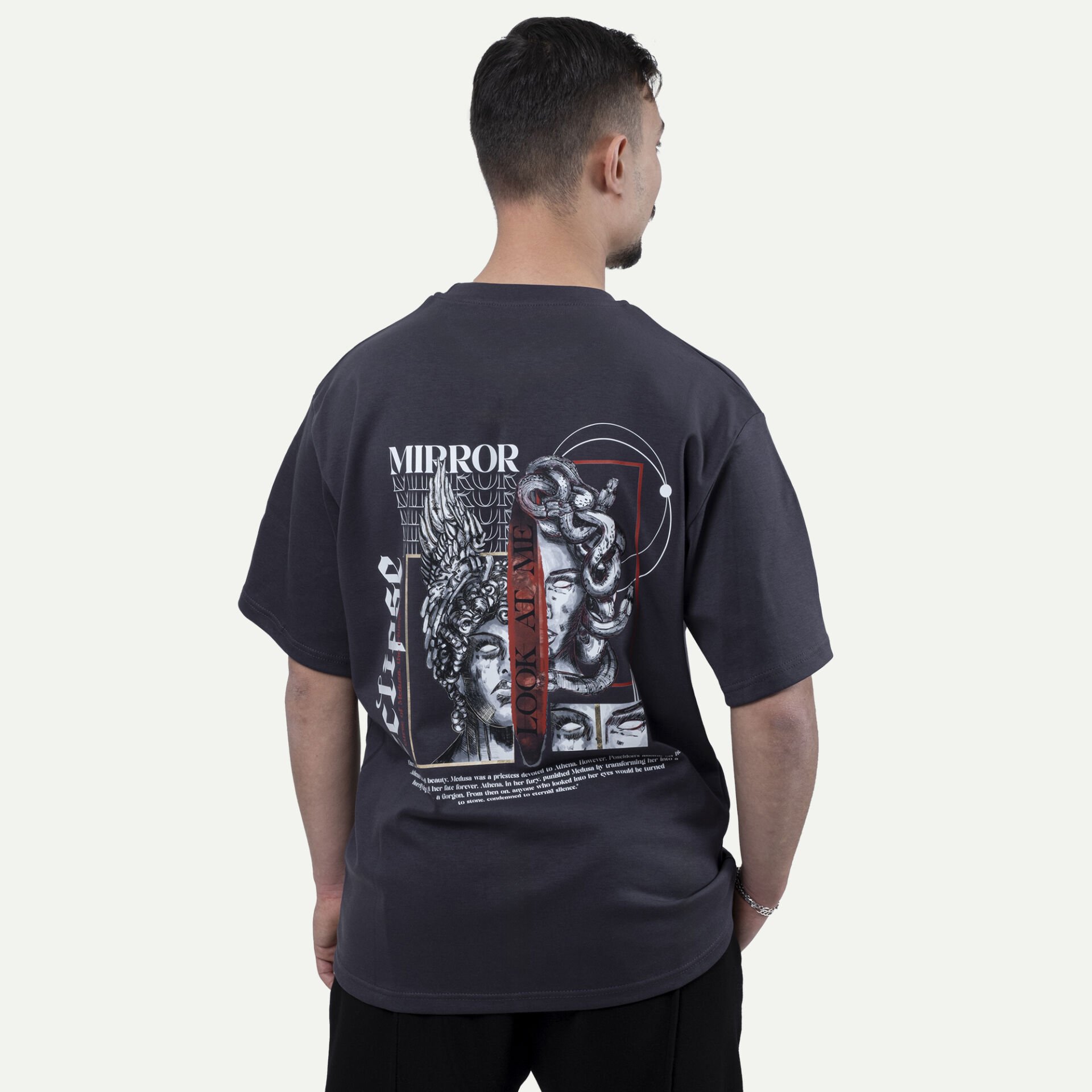 Medusa & Persus Tişört Antrasit XL
