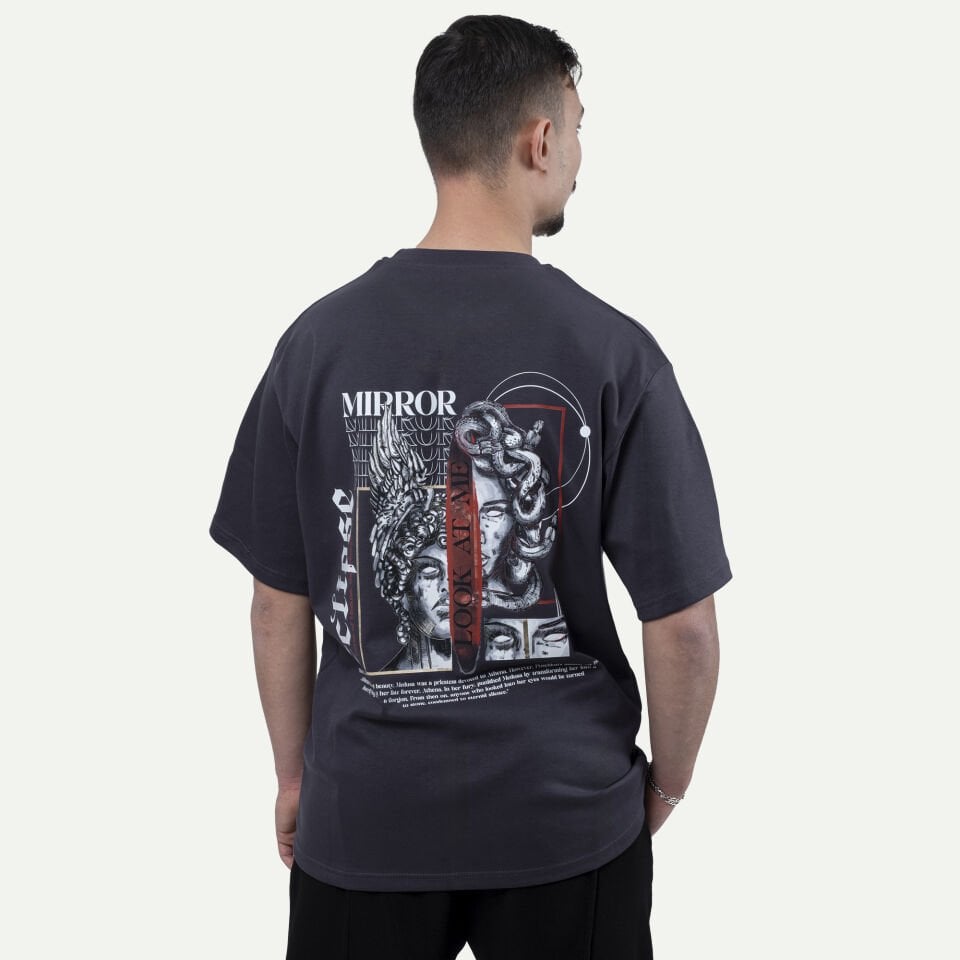 Medusa & Persus Tişört Antrasit XL