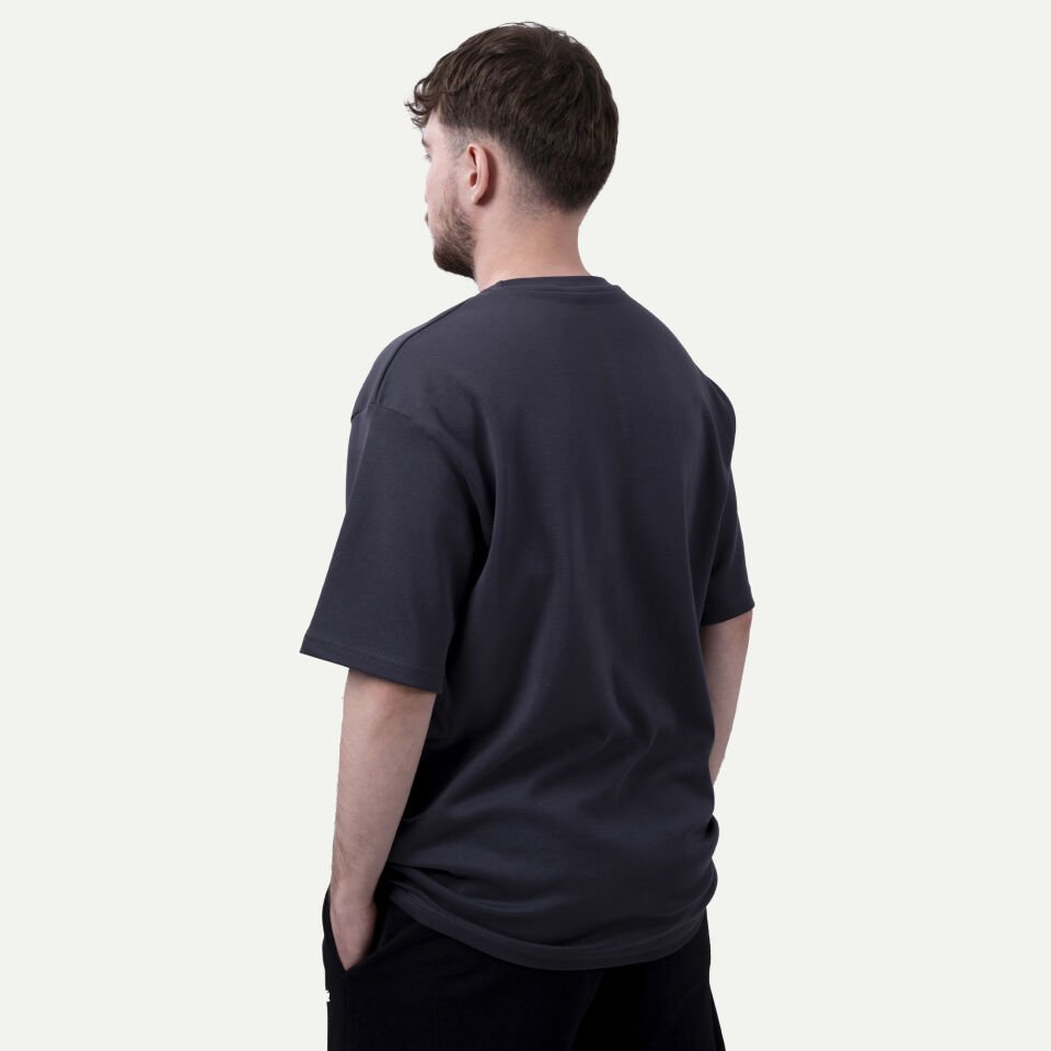 Basic Tişört Antrasit XL