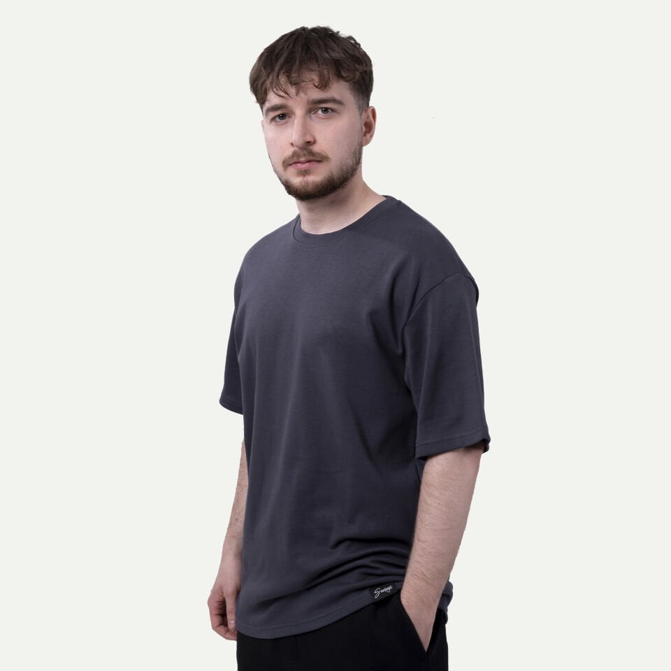 Basic Tshirt Antrasit XL