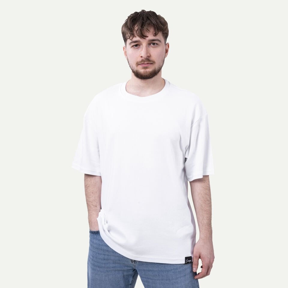 Basic Tişört Beyaz XL