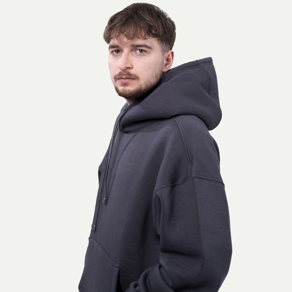 Basic Sweatshirt Antrasit XL