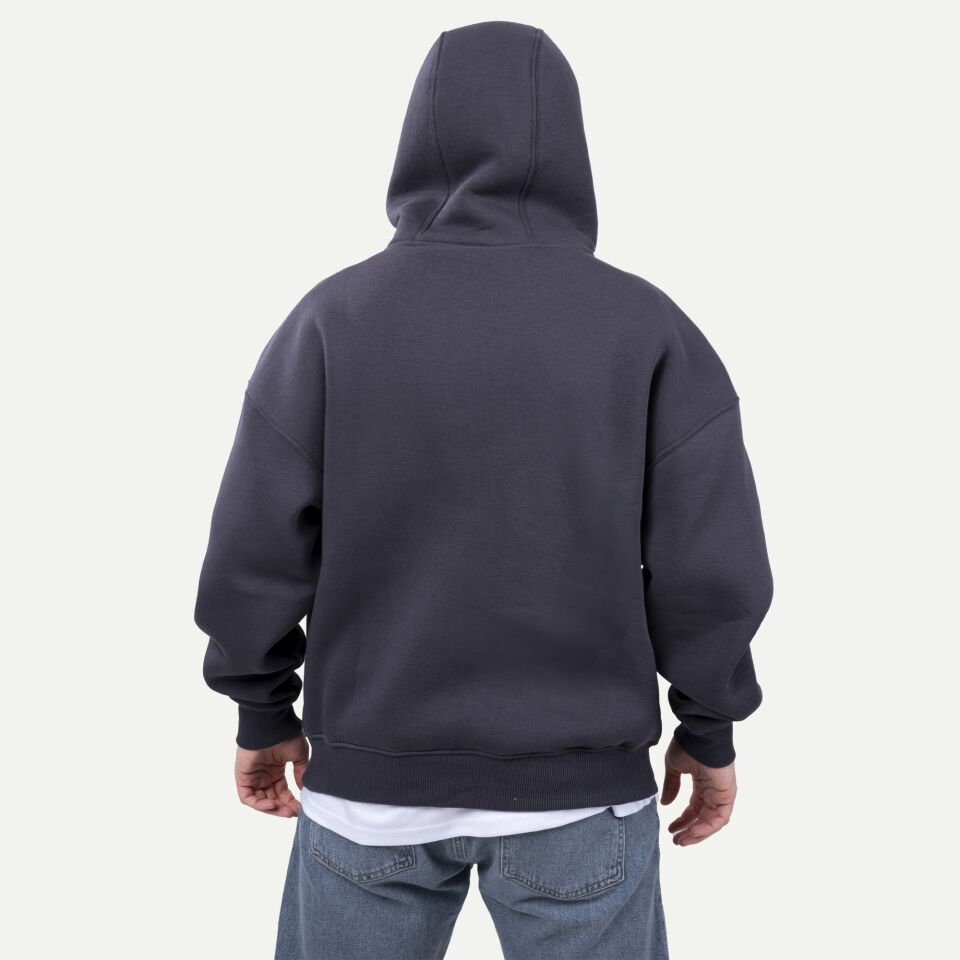 Nakışlı Sweatshirt Antrasit XL